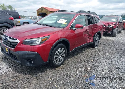 2020 Subaru Outback Premium из США, поврежденный, VIN 4S4BTAEC3L3230073